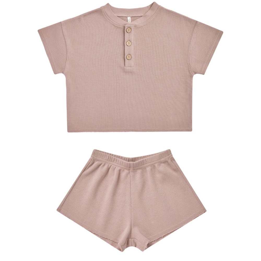 Rylee + Cru Waffle Summer Two-Piece Set